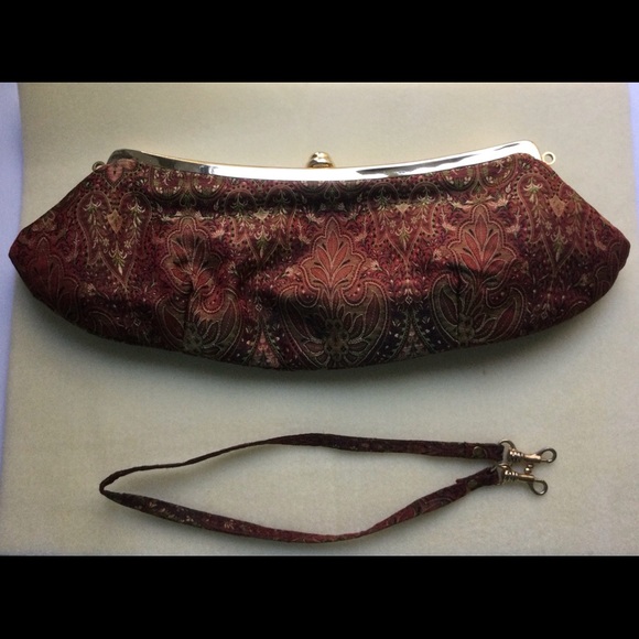 The Mango Tree Silk Brocade Clutch - Picture 4 of 8